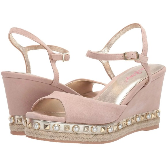 Lilly Pulitzer Shoes - GUC Lilly Pulitzer Hadley Wedges
